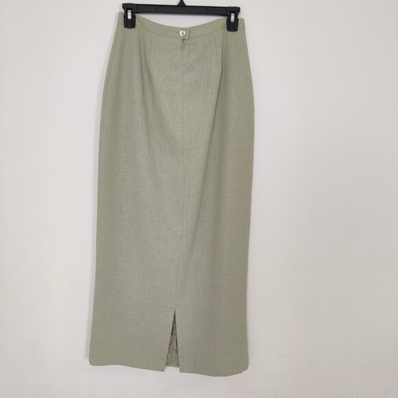 Designs Conrad C Women's Skirt Size 8 Gray Lined Y2K Business Casual Minimalist - Picture 3 of 10
